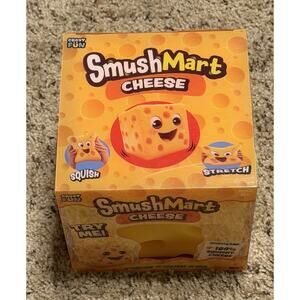 New Sealed 5" Large Squishy Cheese Cube Viral Rare Sold Out TikTok New Release
